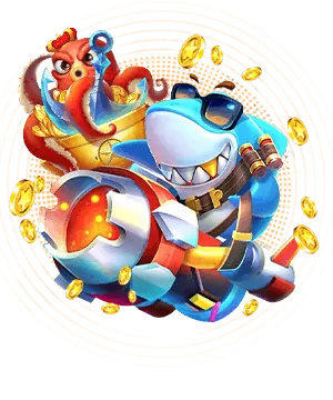 Bonus round in pgasia fishing game with coins
